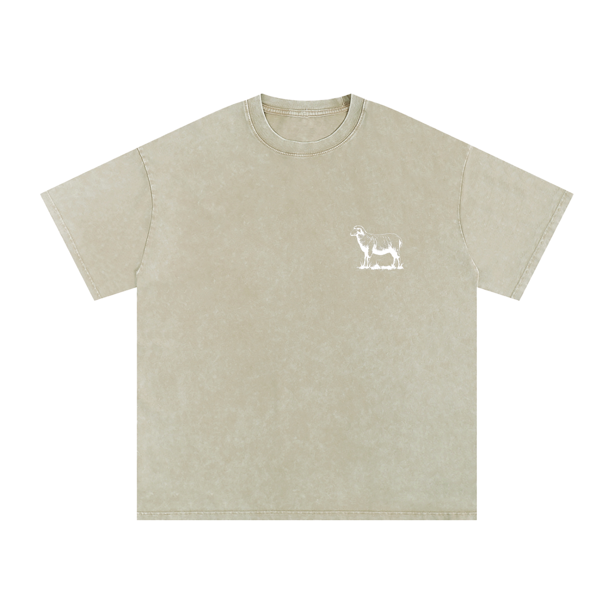 "99" - Snow Washed Oversized Cotton T-Shirt