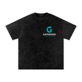 Gathering City What A God - Snow Washed Oversized Cotton T-Shirt