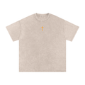 Heavens Are Roaring - Snow Washed Oversized Cotton T-Shirt
