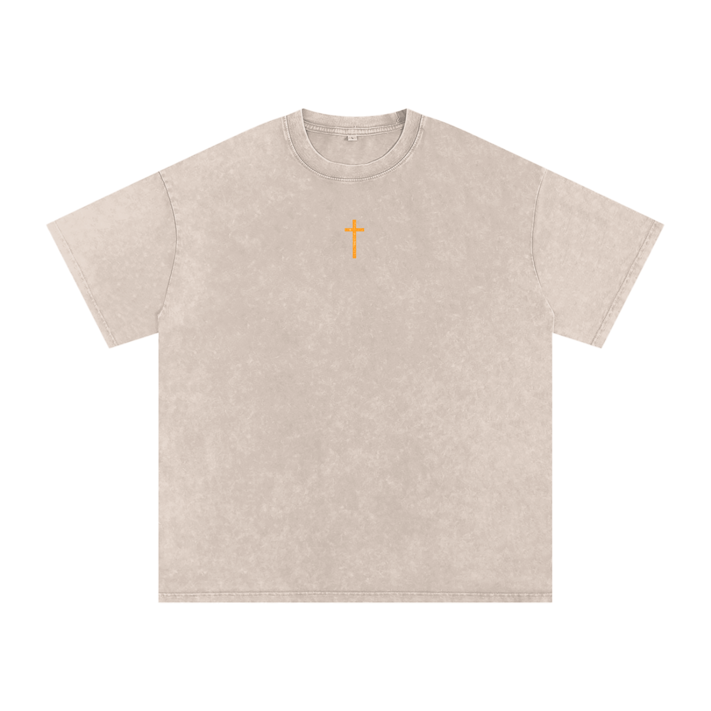 Heavens Are Roaring - Snow Washed Oversized Cotton T-Shirt