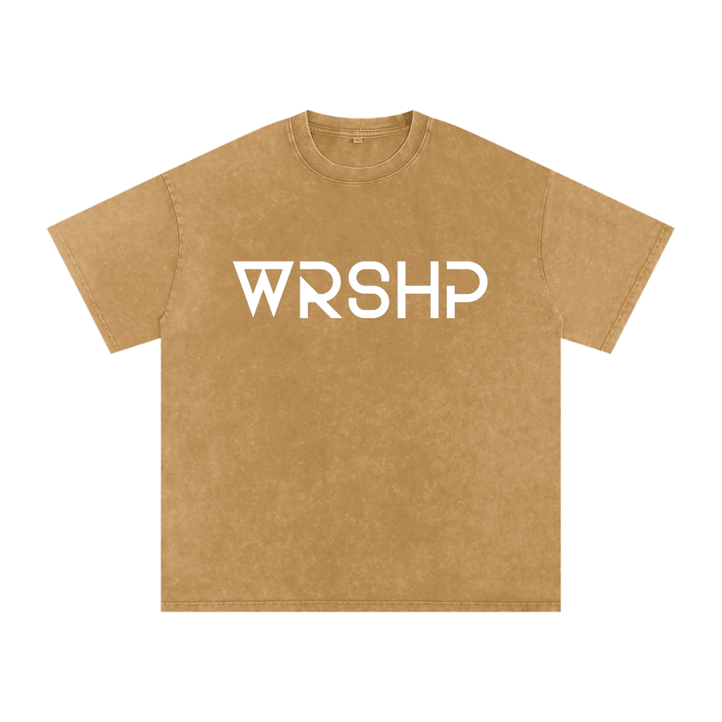 WRSHP - Snow Washed Oversized Cotton T-Shirt